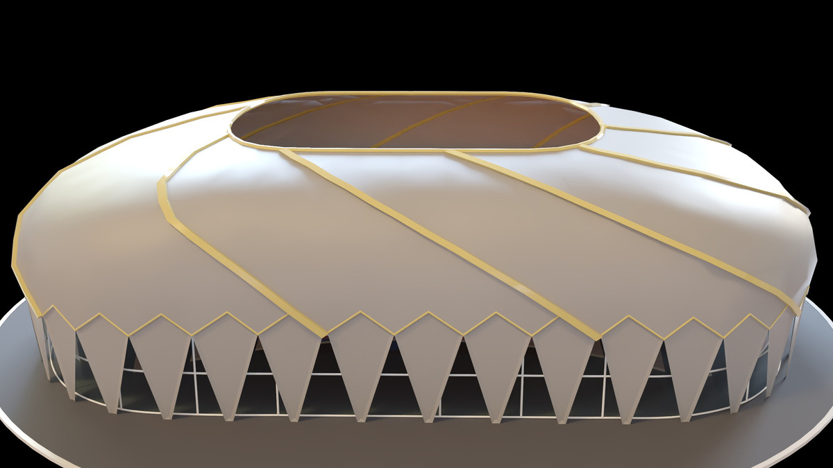Stylised Sport Stadium Collection - 12 Low Poly Modular 3d Assets