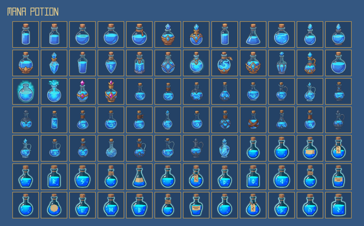 1283 Consumables Icons – Mega RPG Consumables Pack