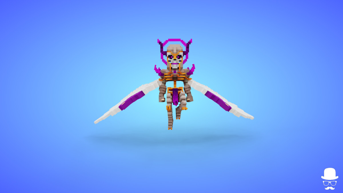 Voxel Angel Characters Pack