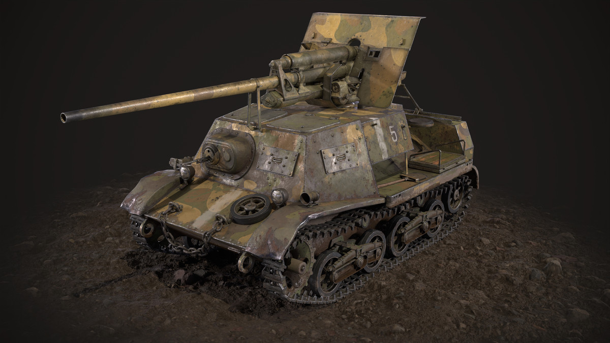 ZIS 30 Military Self Propelled Artillery Unit