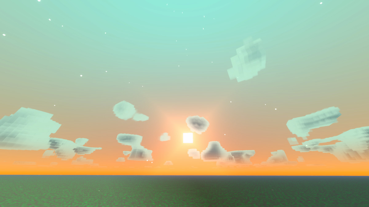 SKYVOX - Stylized volumetric procedural Voxel sky system for URP