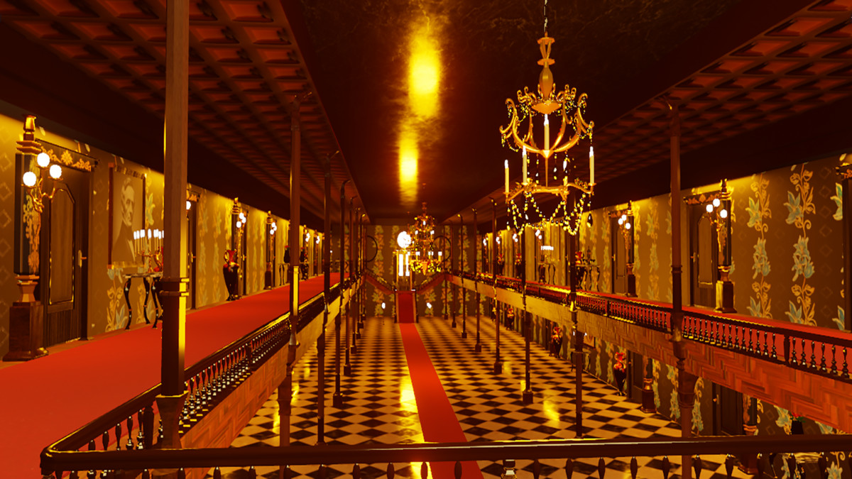 Early 19th Century Stylized Hotel | Architecture