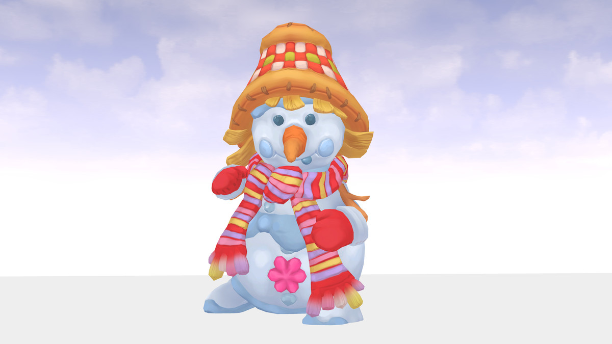 snowman with hat