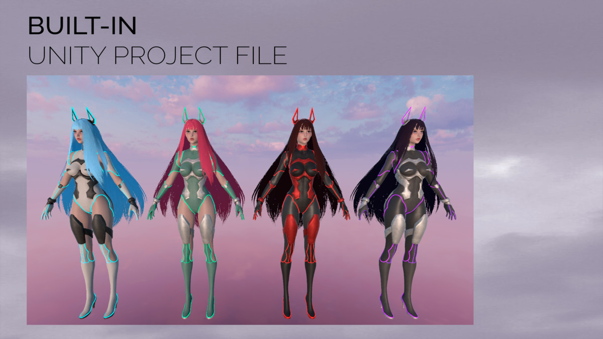 Stellar Aerith - Anime Sci-fi Girl