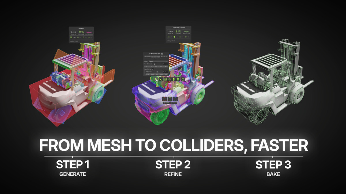 Collidify - Automatic Collider Generator & Editor