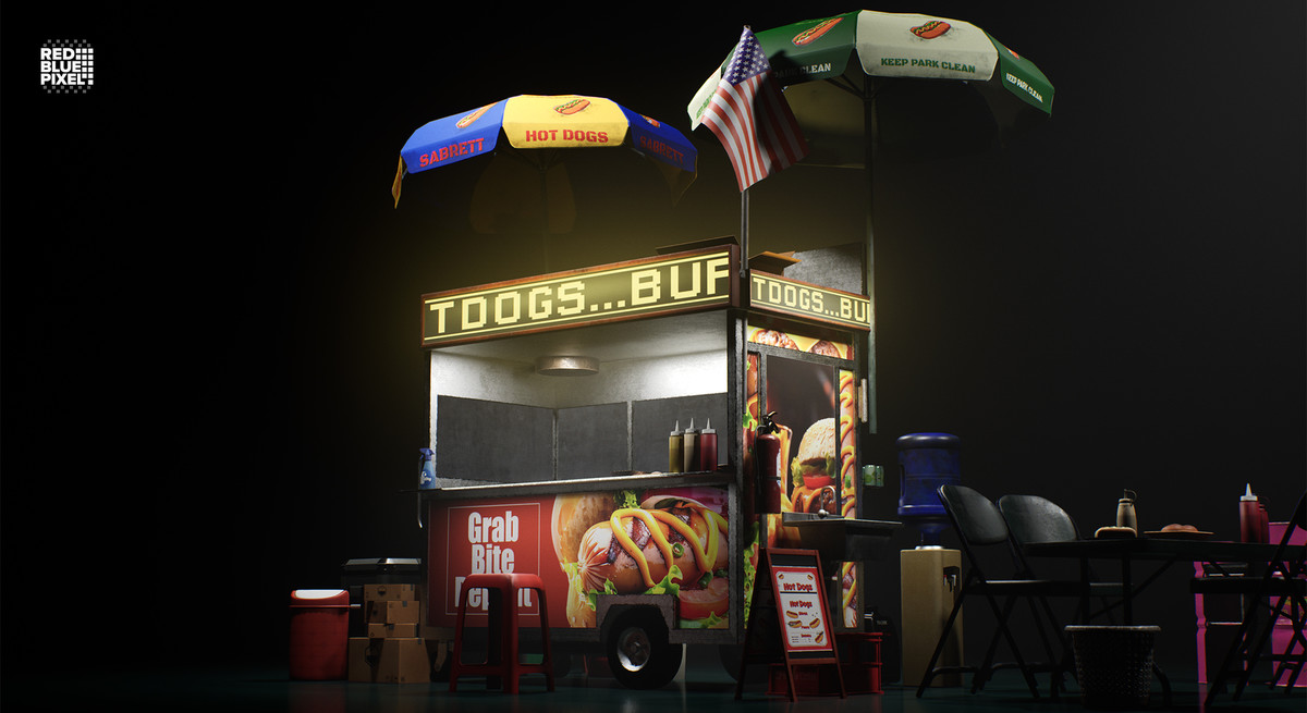 Modern Food Cart