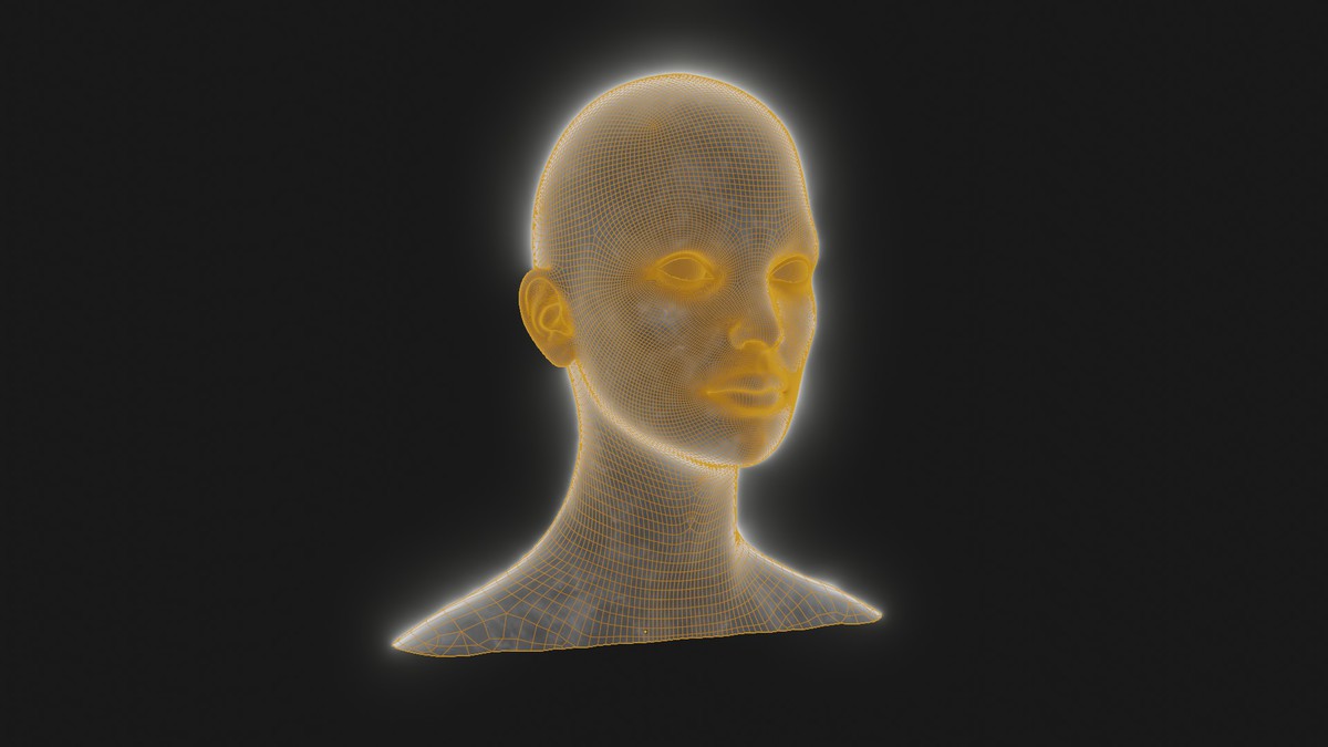 Ghostly Male Female Heads 3D Model Pack - Animated, Blend Shapes