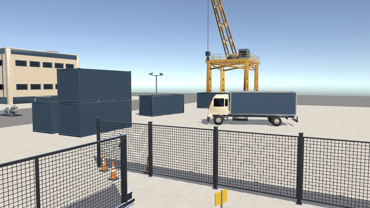Stylized Industrial Yard - 3D Models & Isometric Sprites