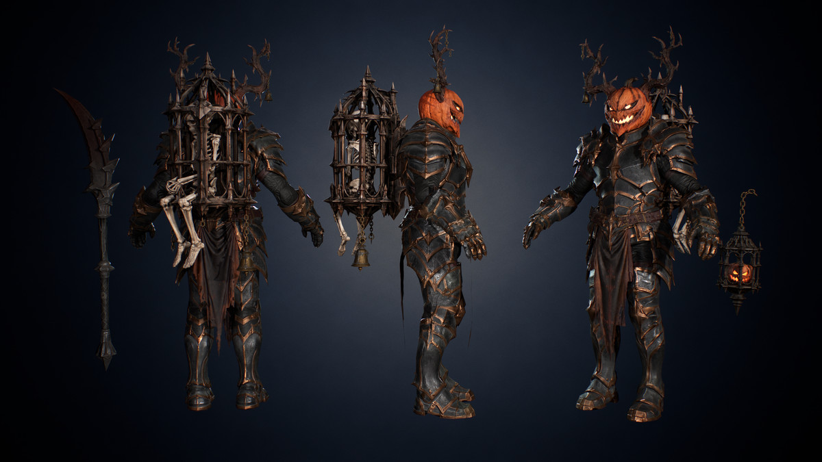Pumpkin Reaper – Dark Fantasy Halloween Character