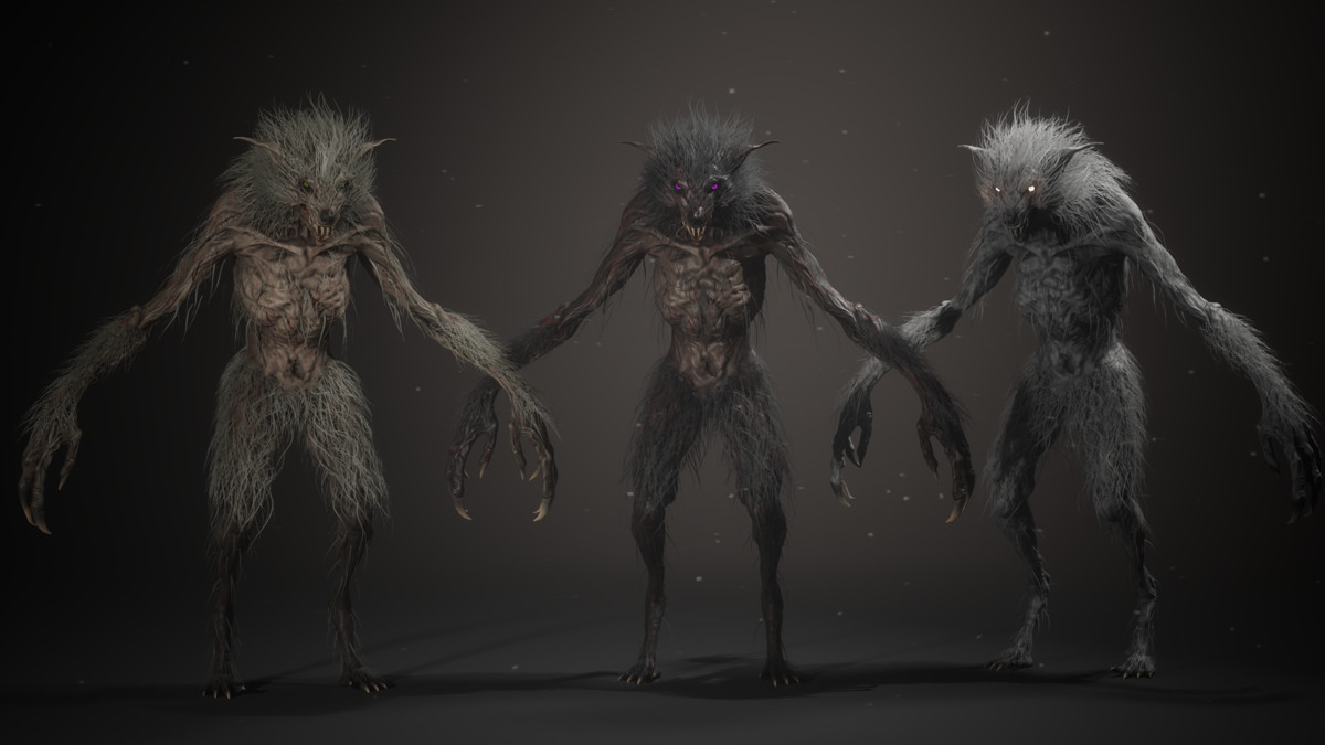 Feral Werewolf Monster