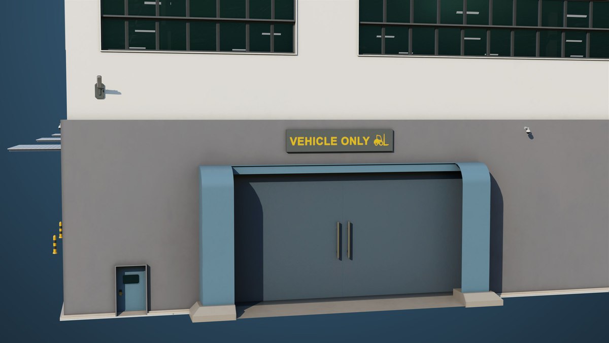 Logistic Cargo Warehouse Interior and Exterior URP HDRP Textures