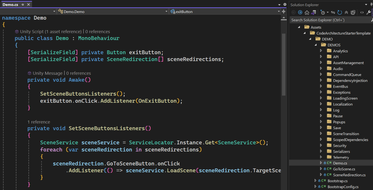 Code Architecture Starter Template