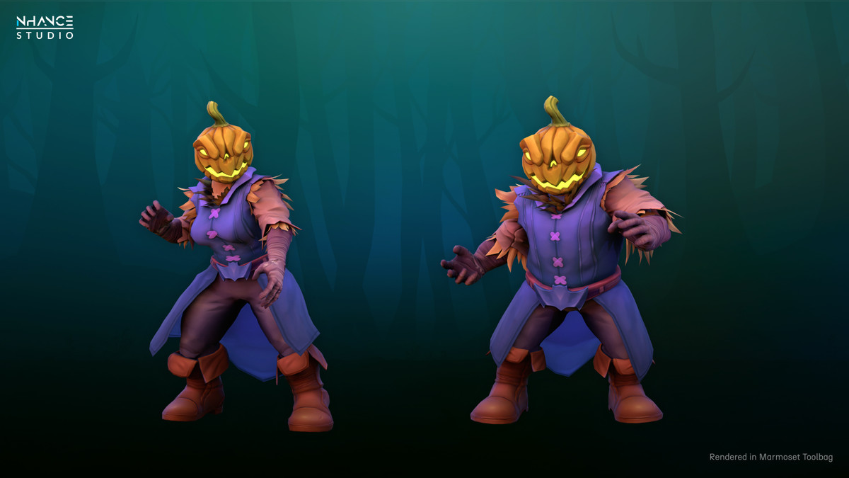 Stylized Fantasy Pumpkin Outfit