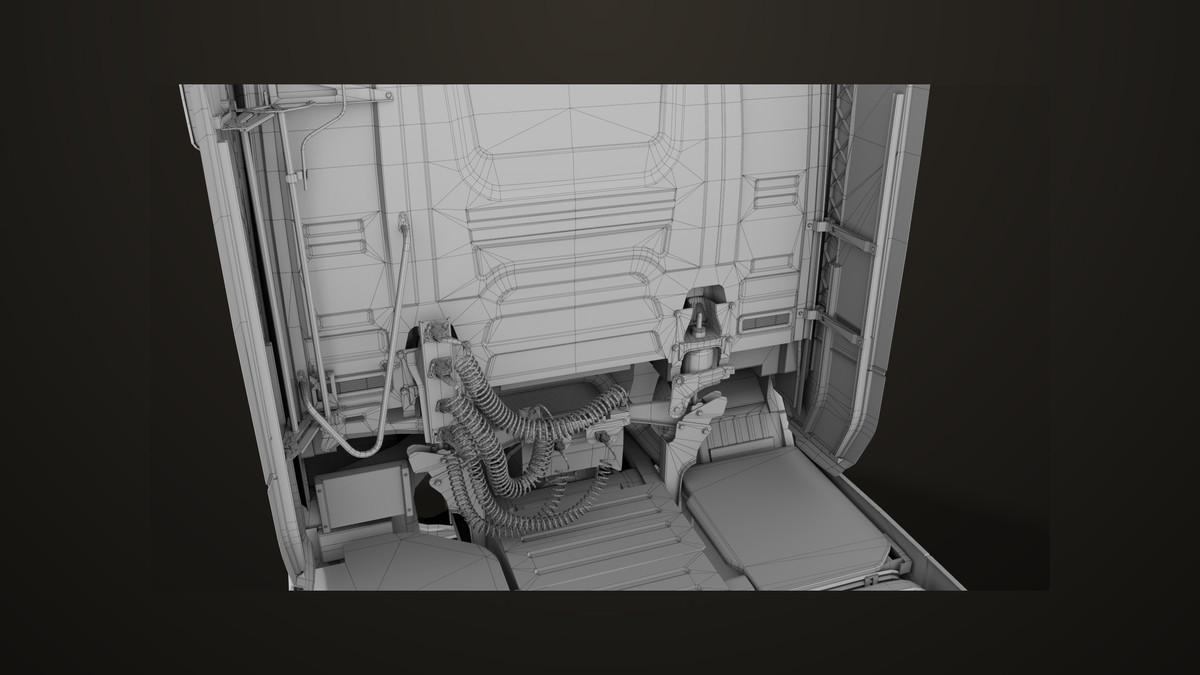 Chassis 06 Yellow URP HDRP Textures
