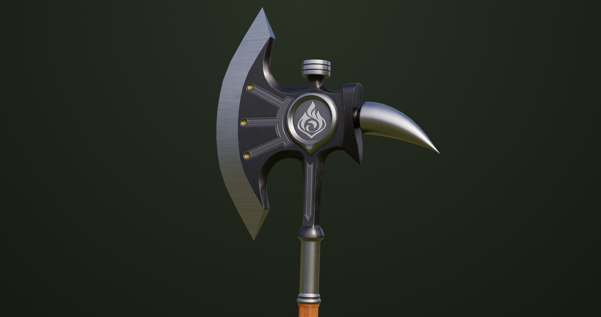 Battle Axe 11 URP HDRP Textures