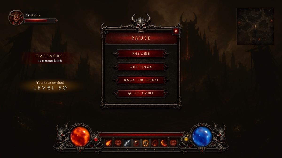 Demonic UI - Fantasy RPG UI Kit