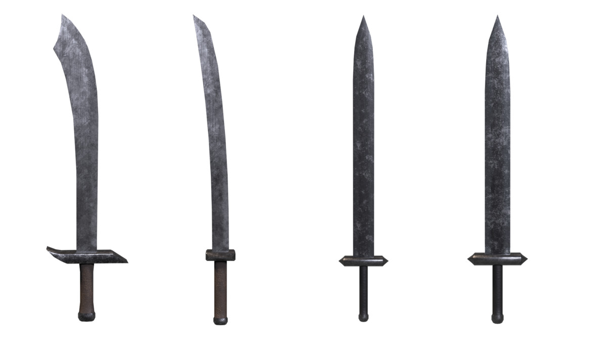 Modular Melee Swords & Shields Pack | Low Poly Stylized Procedural Weapon Pack