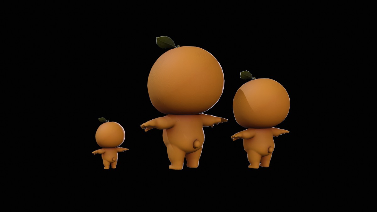 Chibi Fruit Orange