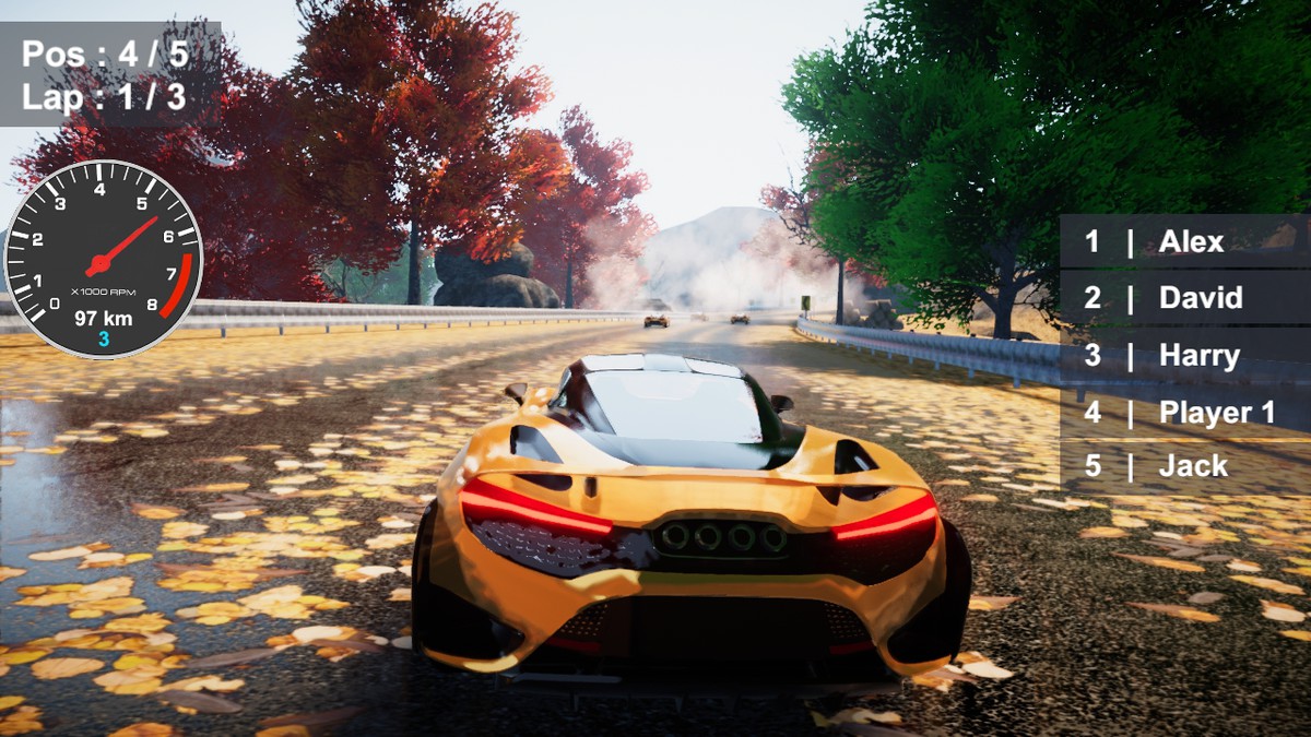 Racing Game Fall 2