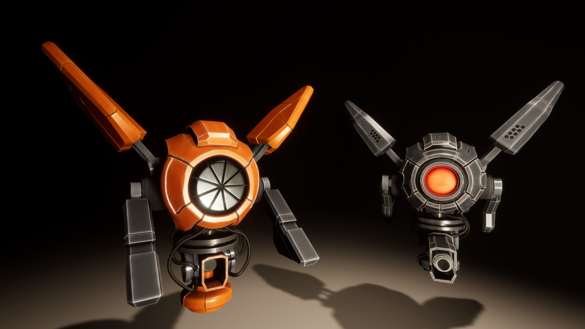 Sci-Fi Drone: Stylized Enemy Unit