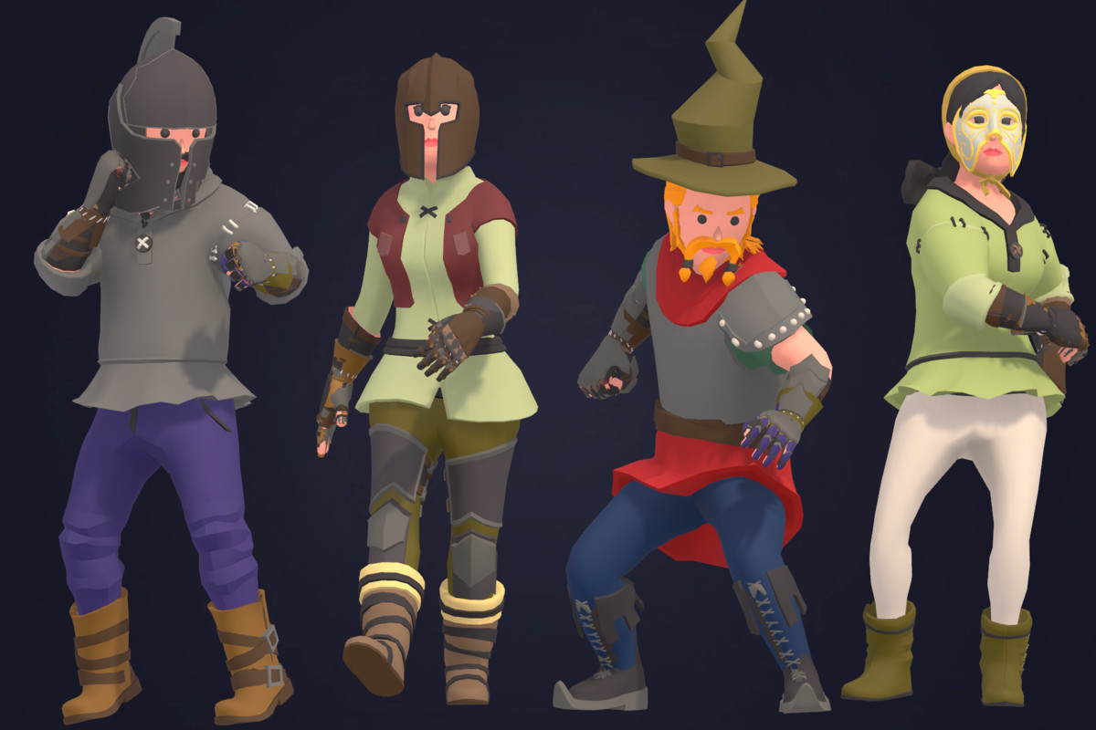 Customizable 3D Fantasy Characters Bundle