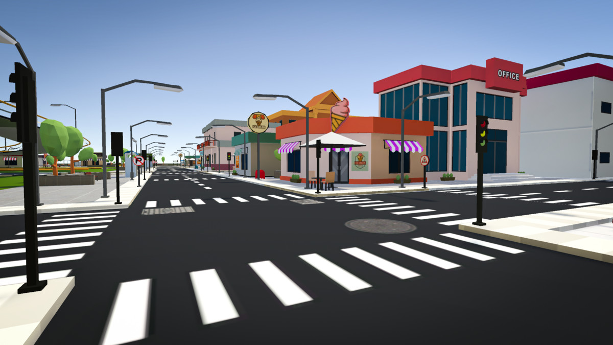 Low poly Modular city and Vehicle Pack