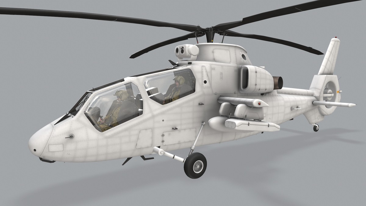 OH-1 Ninja Blank Livery Basic Animation (4