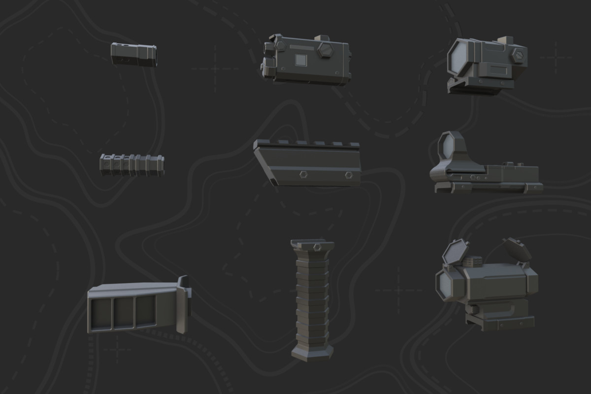 Low Poly Weapon Bundle Pack V