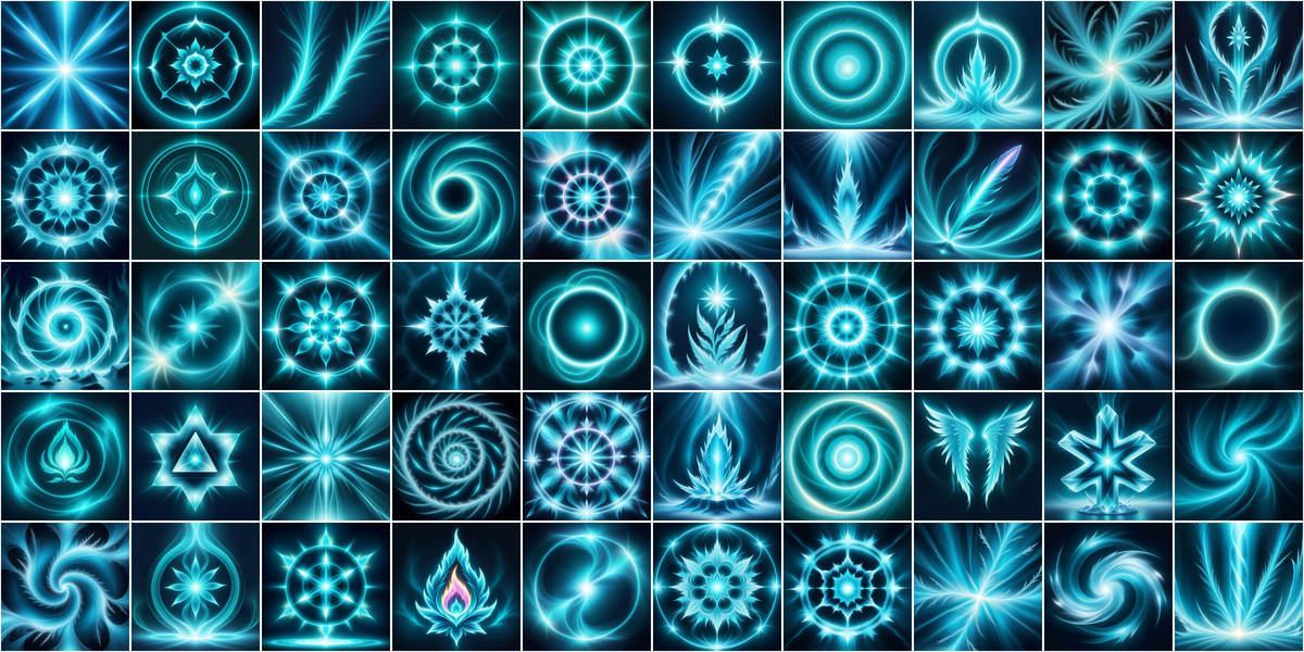 Soft Light Magic Spell Icons Super Bundle1