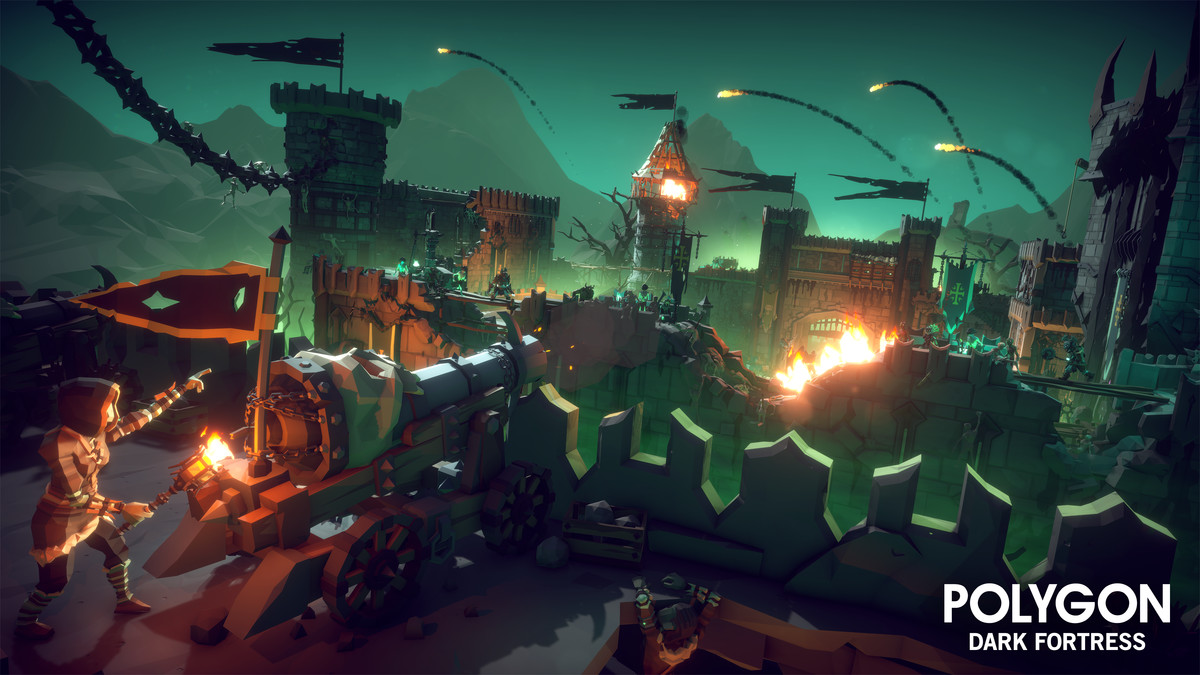 POLYGON - Dark Fortress - Low Poly 3D Art by Synty