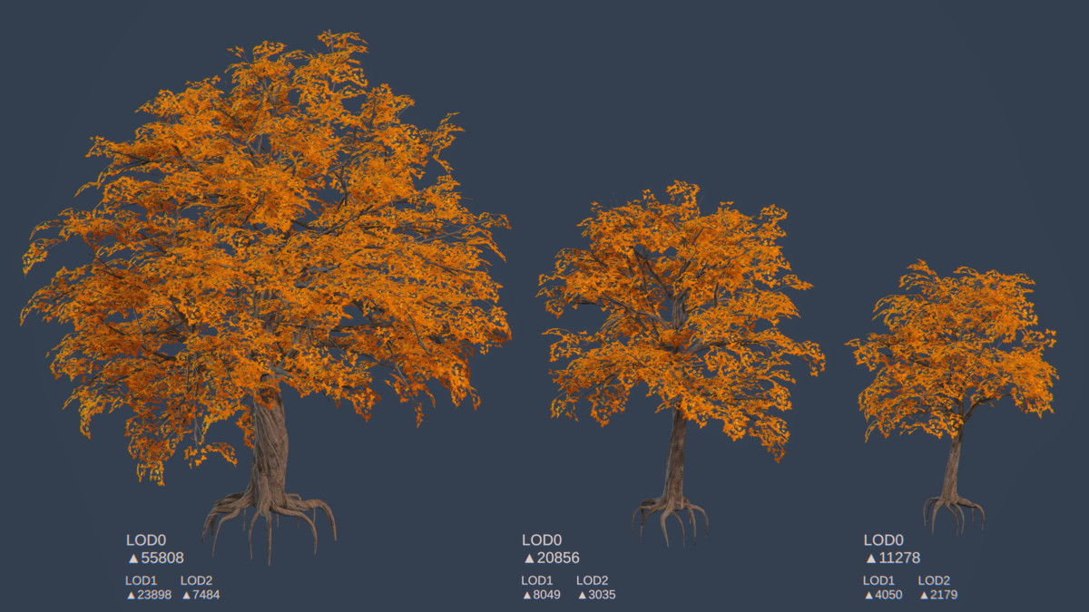 Retro Pixel Forest Set
