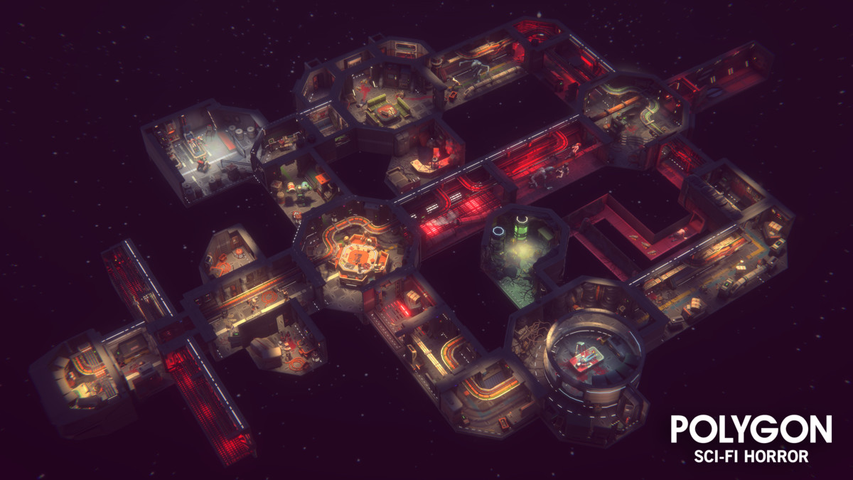 Sci-Fi Horror Pack - Synty POLYGON - Stylized Low Poly Assets