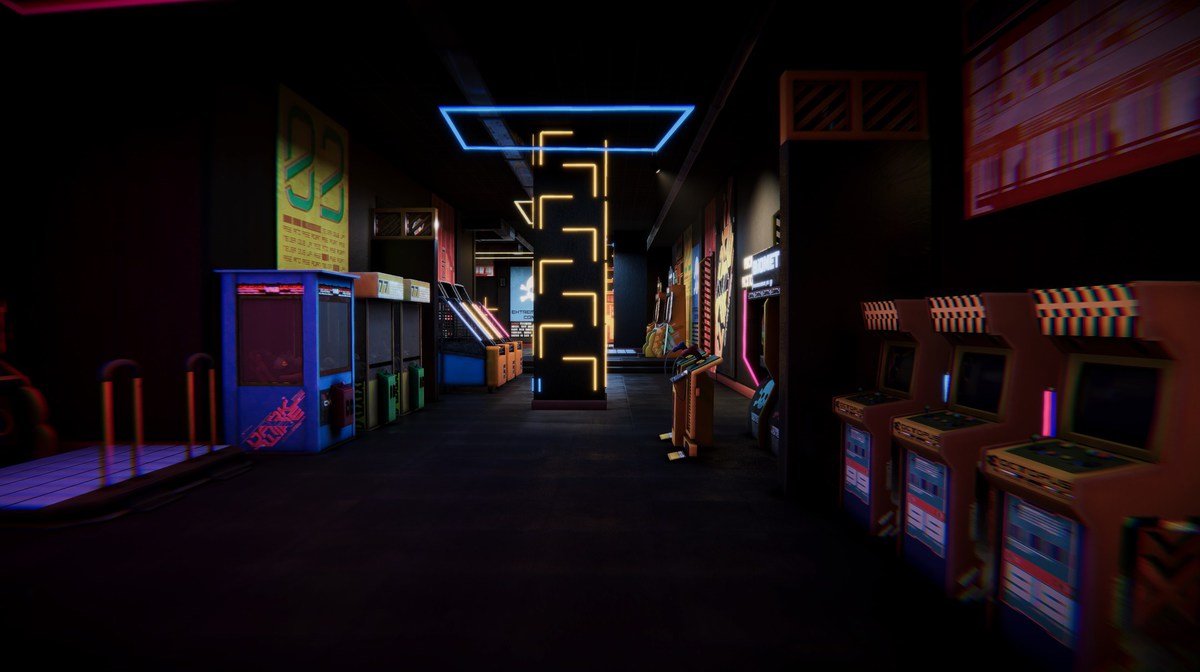 Arcade Lounge Modular 3d Environment Pack