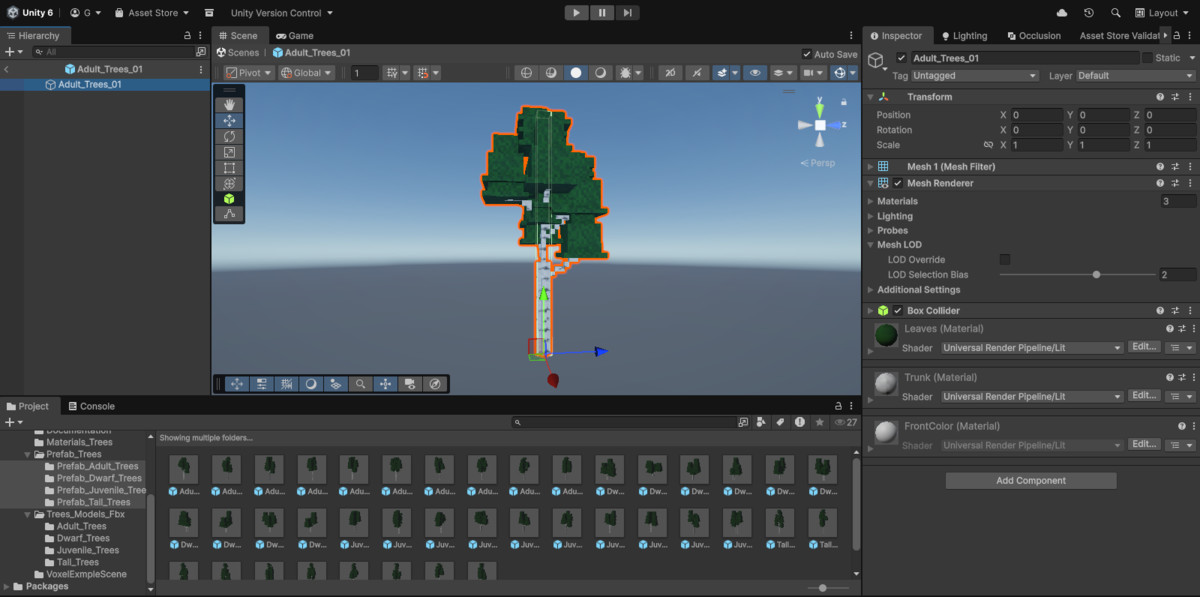 Voxel Tree Pack – Albedul