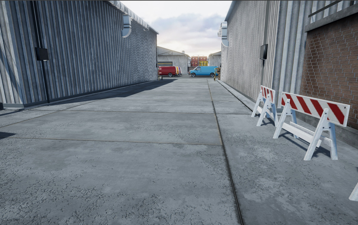 Industrial american van