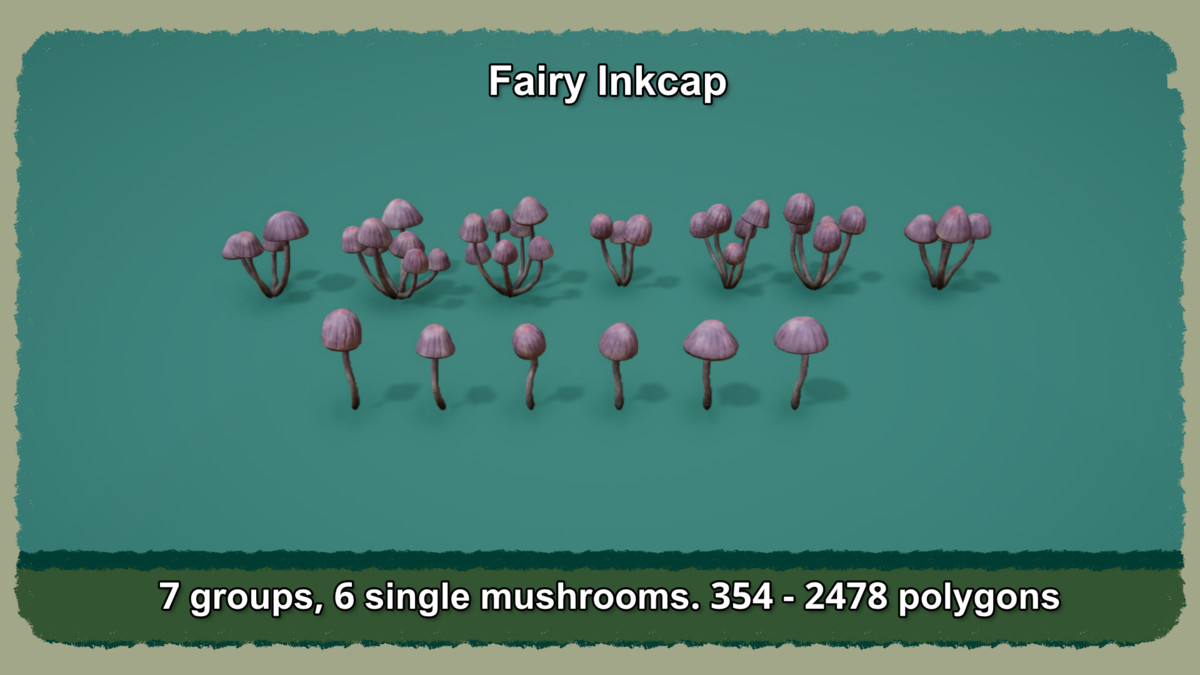 PIDI COSY: Stylized Mushrooms Vol 1