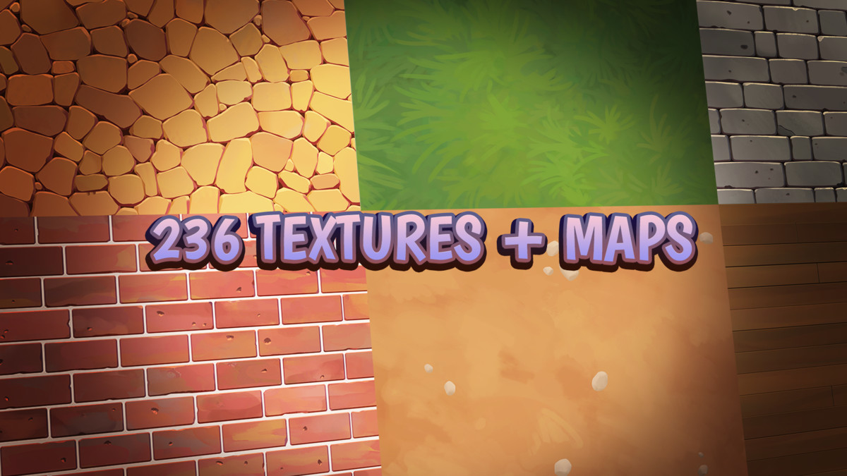 Handpainted Essentials Textures Pro | Terrain Tool | URP HDRP