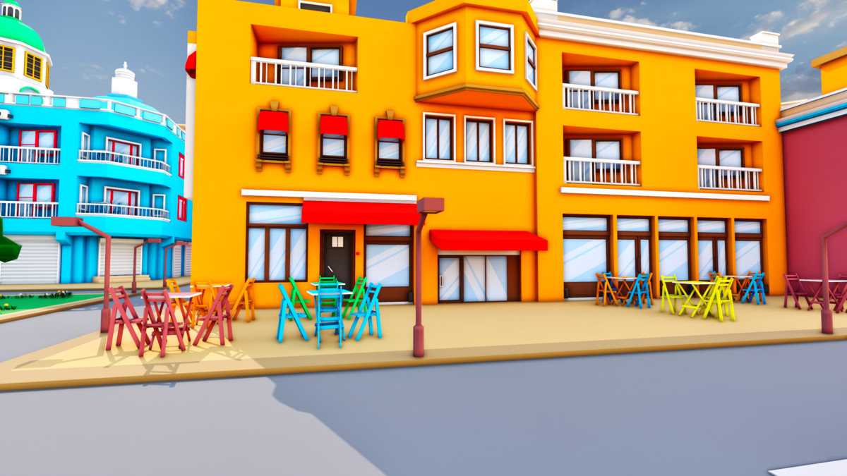 Modular Eastern City Low Poly Istanbul [Enterable Interior] [Desktop & Mobile]