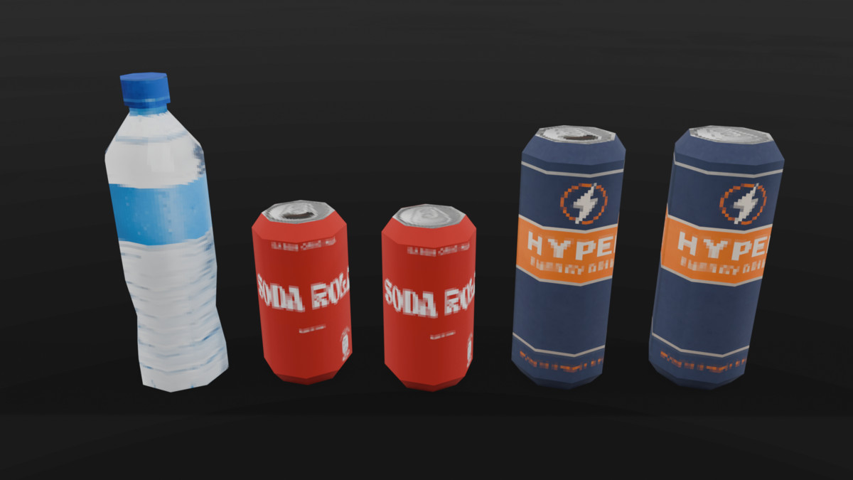 PSX Supplies Pack – 46 Lowpoly Supplies Props