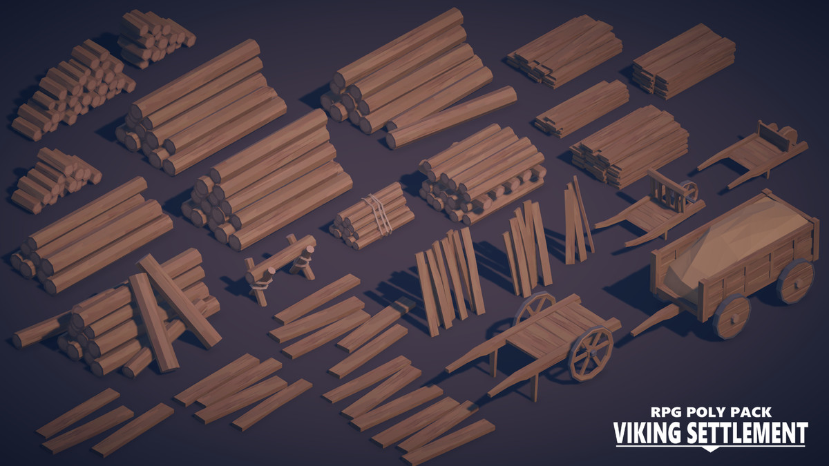 RPG Poly Pack - Viking Settlement