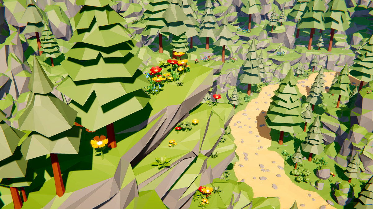 Rocky Valley - Polyart Environment