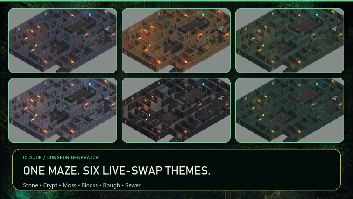 Dungeon Generator - WFC Level Builder, Live Painting & NavMesh