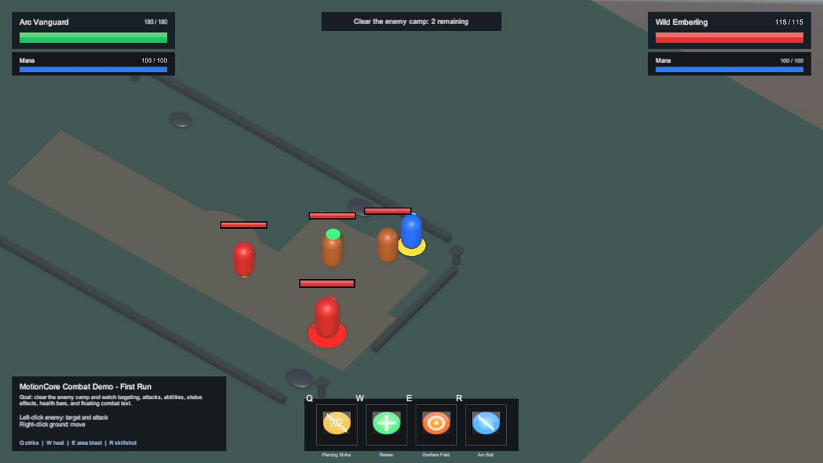 MotionCore - Top Down Combat Framework