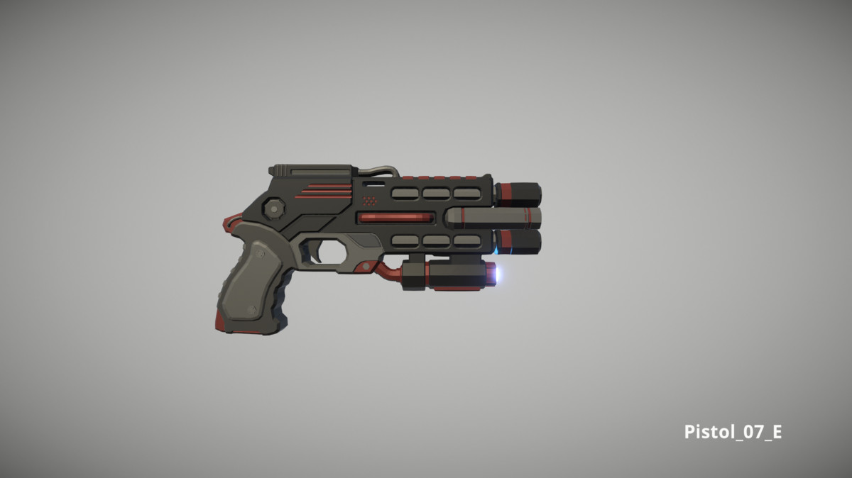 Cyberpunk Armory - Low Poly