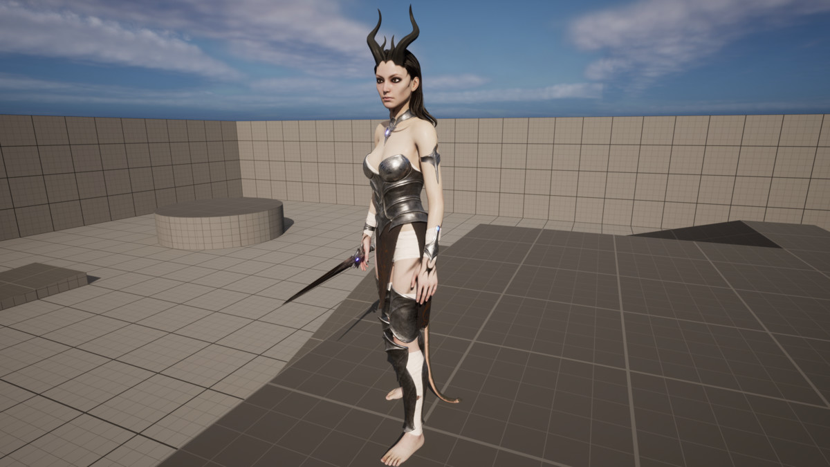 Fantasy Demones Girl