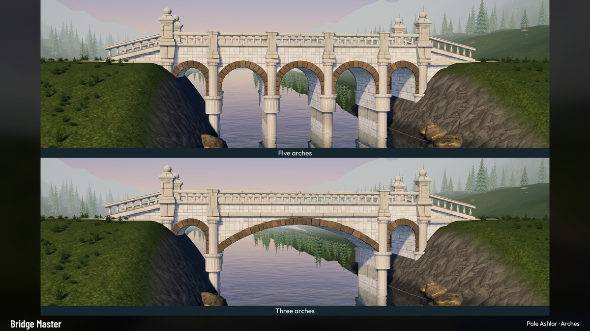 Bridge Master - Stylized Bridge Builder
