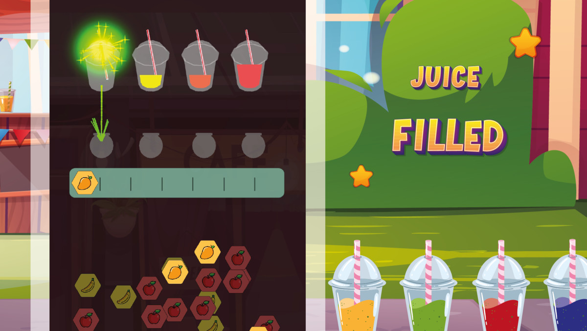 2D Juice Blast – Liquid Tile Puzzle Game Template