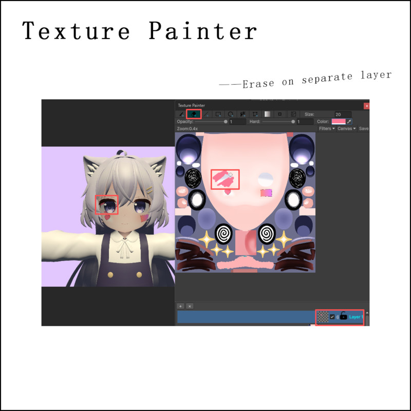 Material Editor With Texture Painter