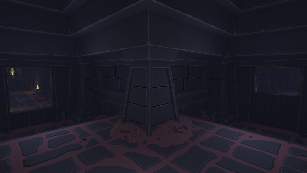 Low Poly Style Desert Dungeon
