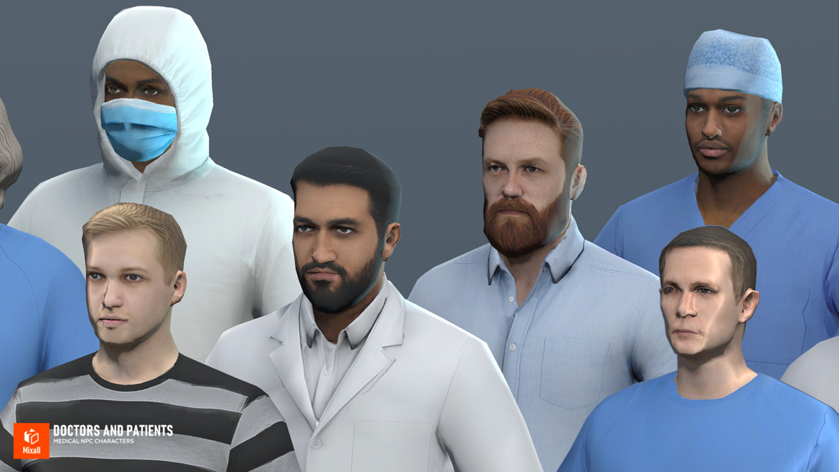 47 Medical & Lab Characters